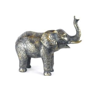 SOLD: Geometric Elephant Statue